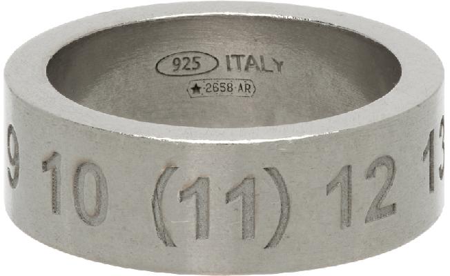 Maison Margiela Silver Number Ring