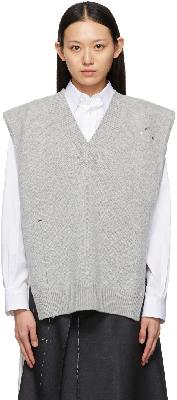 Maison Margiela Grey Knit Vest