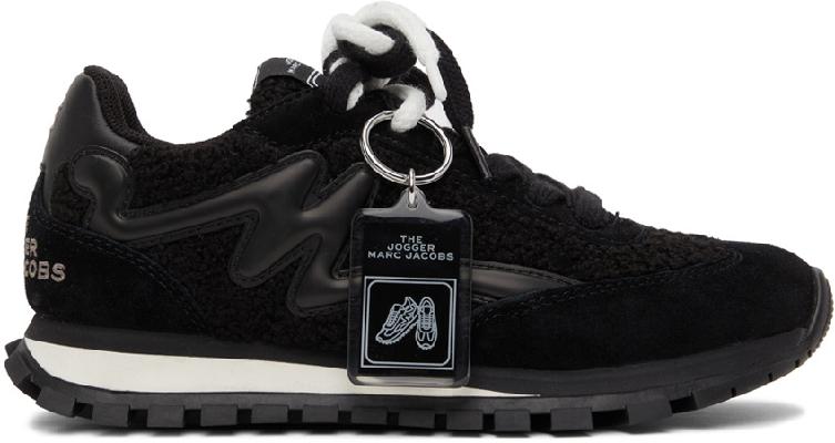 Marc Jacobs Black 'The Teddy Jogger' Sneakers