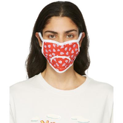 Marc Jacobs Three-Pack Multicolor Smiley Face Masks