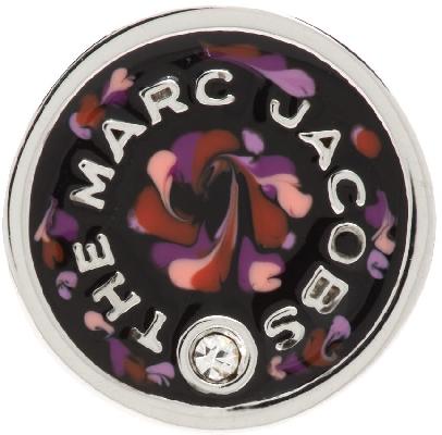 Marc Jacobs Silver 'The Marbled Medallion' Earrings
