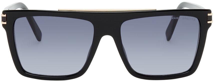 Marc Jacobs Black Square Aviator Sunglasses