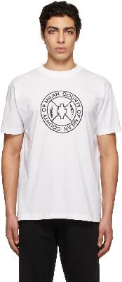 Marcelo Burlon County of Milan White Skate Cross Logo T-Shirt