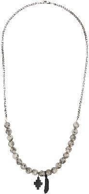 Marcelo Burlon County of Milan Silver Beads Necklace