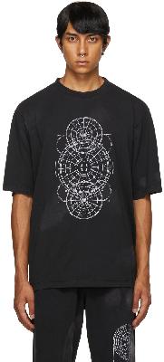 Marcelo Burlon County of Milan Black Astral Circles Over T-Shirt