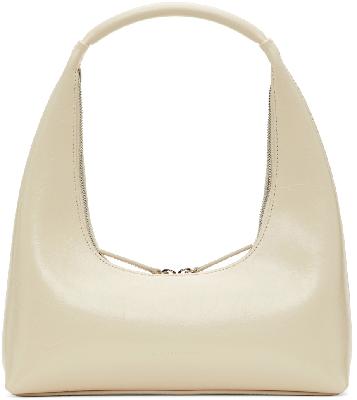 Marge Sherwood Off-White Crinkled Shoulder Bag