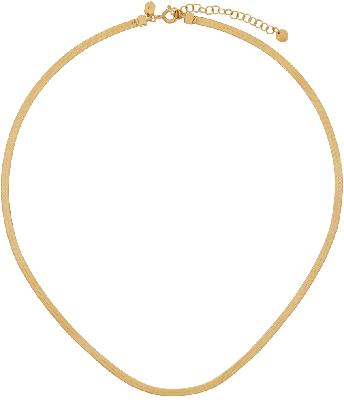 Maria Black Gold Mio Chain Necklace