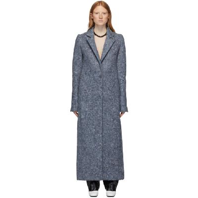 Marina Moscone Blue U-Haul Blanket Coat