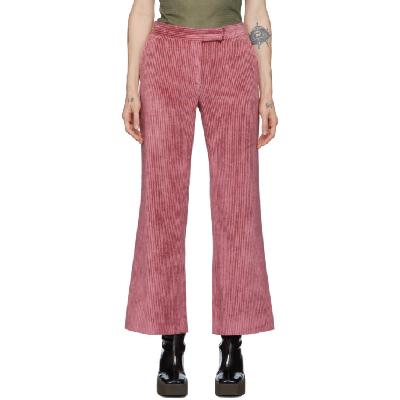 Marina Moscone Pink Corduroy Trousers