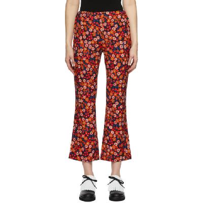 Marni Black Pop Garden Print Pyjama Trousers