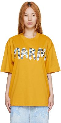 Marni Yellow Cotton T-Shirt