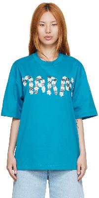 Marni Blue Cotton T-Shirt