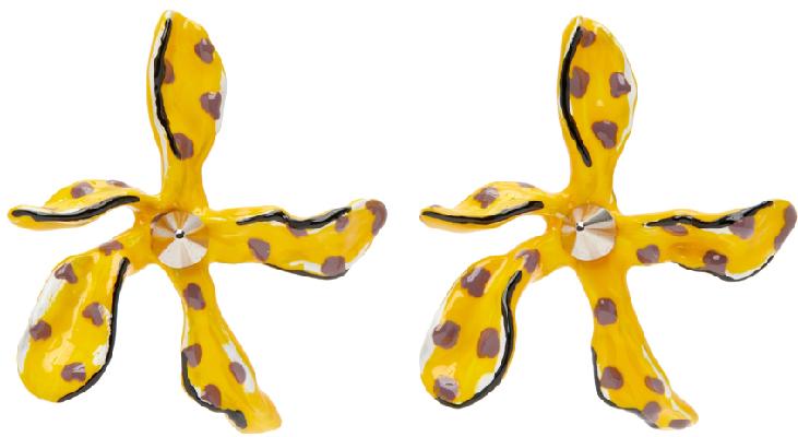 Marni Yellow Flower Earrings
