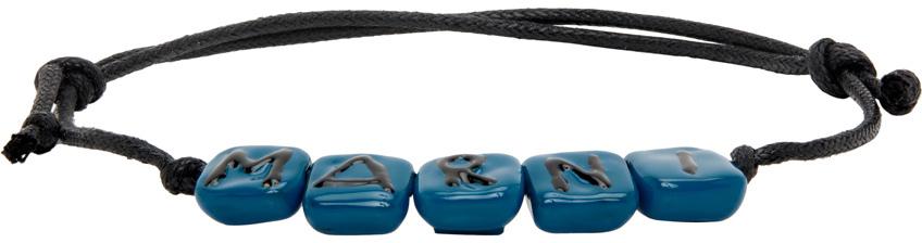 Marni Blue Logo Bracelet