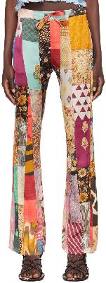 Marques Almeida Multicolor Patchwork Trousers
