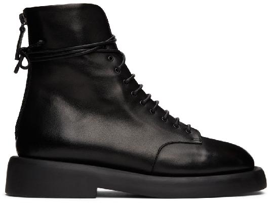 Marsèll Black Gomme Polacchino Ankle Boots