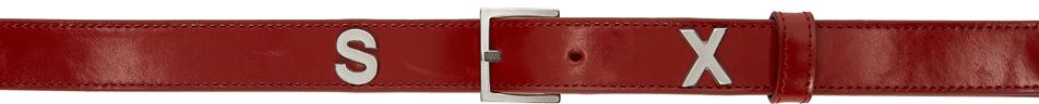 Martine Rose Red Rudy Belt