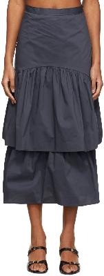 Maryam Nassir Zadeh Grey Cala Skirt