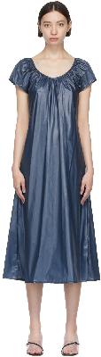 Maryam Nassir Zadeh Blue Nylon Midi Dress