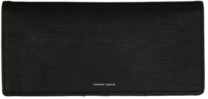 Master-Piece Co Black Long Luster Wallet