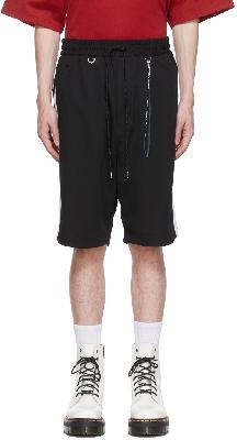 mastermind WORLD Black Polyester Shorts