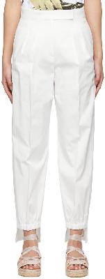 Max Mara White Filly Trousers
