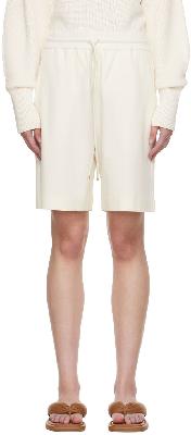 Max Mara Off-White Cotton Shorts