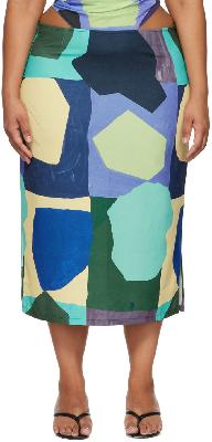 Miaou Multicolor Paloma Elsesser Edition Moni Midi Skirt