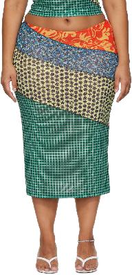 Miaou Green Paloma Elsesser Edition Moni Midi Skirt
