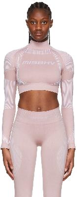 MISBHV Pink Recycled Nylon Sport Top