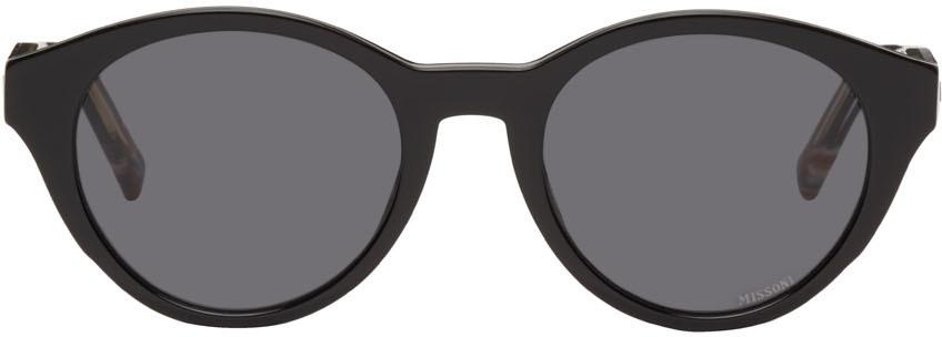 Missoni Black Round Sunglasses