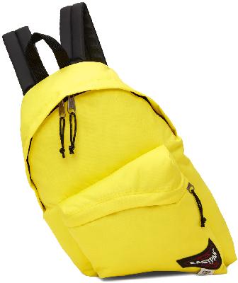 MM6 Maison Margiela Yellow Eastpak Edition Slant Backpack