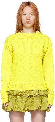 Molly Goddard Yellow Ayla Sweater