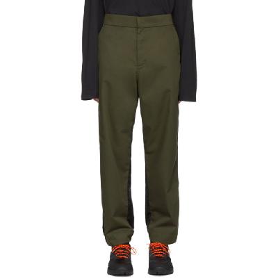 Moncler Genius 5 Moncler Craig Green Green & Black Nylon Trousers