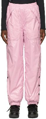 Moncler Grenoble Pink Nylon Insulated Lounge Pants