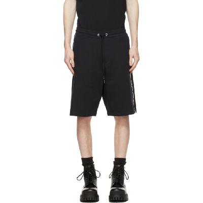 Moncler Navy Tricolor Terry Shorts