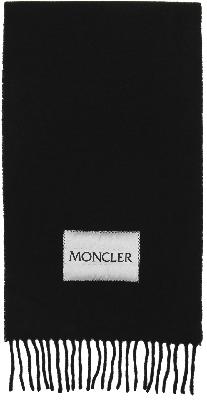 Moncler Wool Logo Scarf