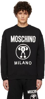 Moschino Black Logo Print Sweatshirt