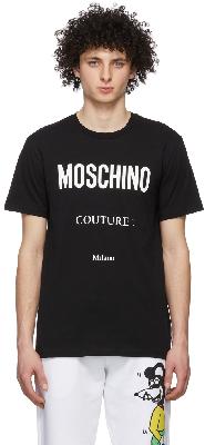 Moschino Black 'Moschino Couture' T-Shirt