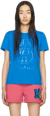 Moschino Blue Organic Cotton T-Shirt