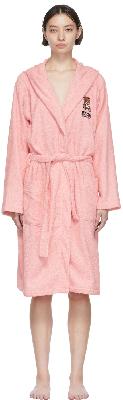 Moschino Pink French Terry Robe