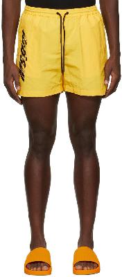 MSGM Yellow Bermuda Shorts