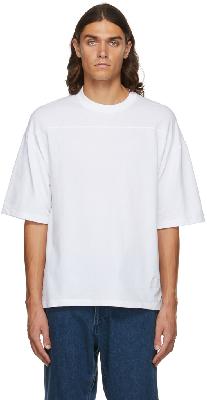 Nanamica White Football T-Shirt