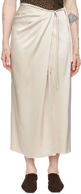 Nanushka Off-White Lea Midi Skirt