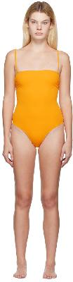 Nanushka Orange Soline One-Piece Swimsuit