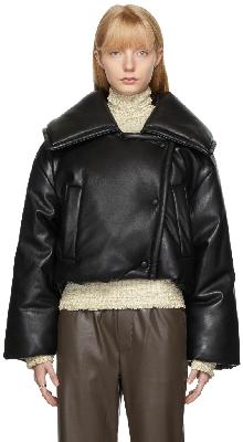 Nanushka Black Jamie Vegan Leather Jacket