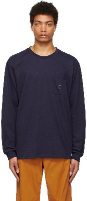 NEEDLES Purple Crew Long Sleeve T-Shirt