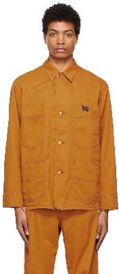 NEEDLES Orange Smith's Edition Coverall Twill Shirt
