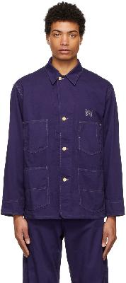 NEEDLES Purple Smith's Edition Coverall Twill Shirt