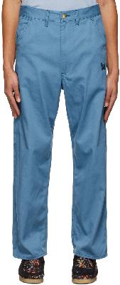 NEEDLES Blue SMITH'S Edition Painter Trousers